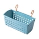 thumbnail image 2 of Cesta colgante de plástico con gancho ajustable • 10x6x5,5 pulgadas • Diseño ventilado para organización de paredes de baños, cocinas, piscinas y inodoros, 2 of 7