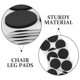 thumbnail image 3 of BEADCEST 60Ud Protectores Para Pies De Muebles Con Material Eva Negro Para De Madera, 3 of 6