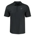 thumbnail image 2 of Men's Cutter & Buck Black Florida Marlins Big & Tall Cooperstown Collection Pike Eco Shadow Check Print Polo, 2 of 3