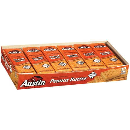 Austin Cheese W/Peanut Butter Cracker Sandwiches 16.5 Oz Box