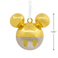thumbnail image 3 of Hallmark Ornament (Disney Premium Mickey Mouse Gold Icon Metal), 3 of 5