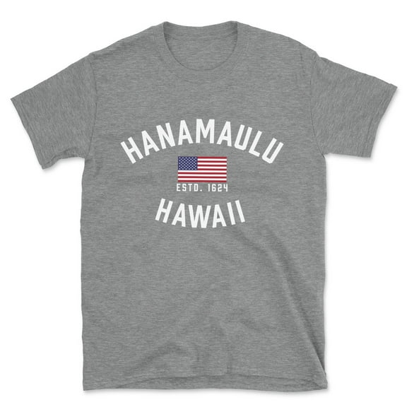 Hanamaulu Hawaii Patriot Men's Cotton T-Shirt