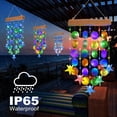 thumbnail image 3 of Ceevoo Solar Wind Chimes for Outside, Birthday Gifts for Mom Grandma, Waterproof Solar Hanging Lights for Patio Garden Yard Decorations, Multicolor, 3 of 7