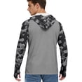 thumbnail image 5 of Trgacdwlo Camo Men UPF 50+ Sun Protection Breathable T Shirt Raglan Long Sleeve Men Rash Guard Outdoor Hiking Men Fishing Shirt, 5 of 5