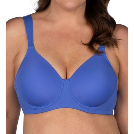 

Women s Leading Lady 5042 Brigitte Molded Soft Cup Bra (Iris Bloom 42D)