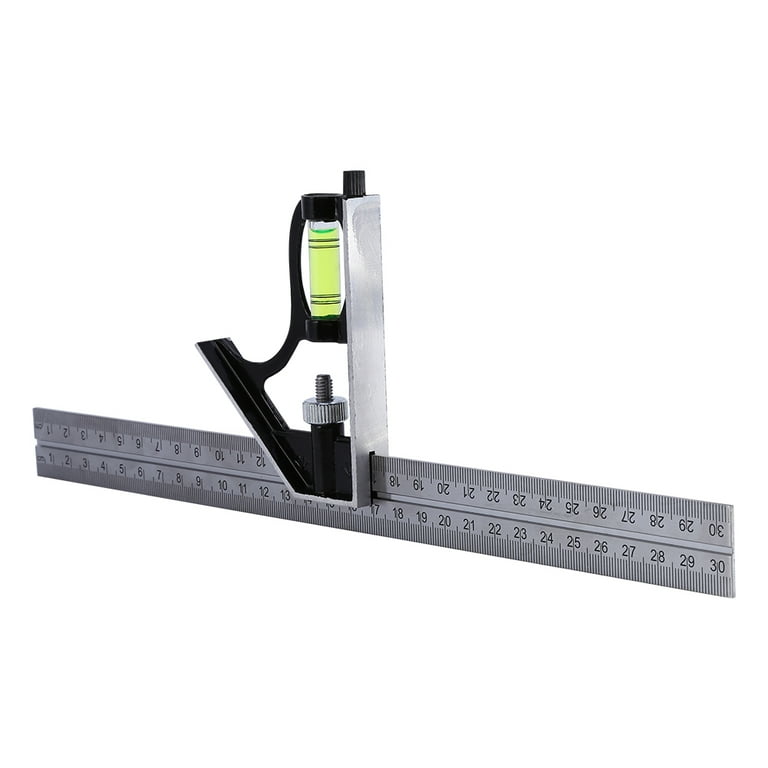 Ruler Combination Kit, Stainless Steel Set Kit 300mm Engineers Combination  Combination Ruler, Marking For Measurement 