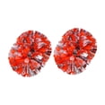 thumbnail image 3 of 2 piezas de pompones de animadoras, pompones de animadoras, accesorio para disfraz de animadora, equipo de animadoras Rojo claro, 3 of 9