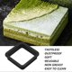 thumbnail image 3 of 10 Pieces Square Tart Rings Heat- Perforated Cake Mousse Ring Non Stick Bakeware Tart Mini Cake Mold, 3 of 5