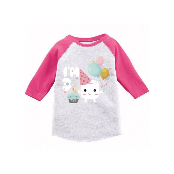 Awkward Styles Jersey Shirts for Toddlers Marshmallow Baseball Shirts Birthday Gifts Third Birthday Party Toddler Raglan for Boy Shirt for Girl Marshmallow Shirt for Boys Shirt for Girls I am 3