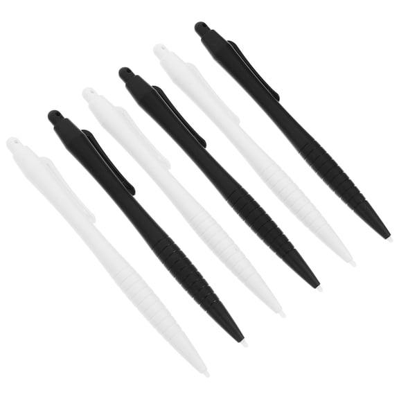 ELAYARD 6Pcs Fine Point Stylus Assorted Color Portable Touch Screen Pen For Travel Back to School