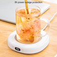 thumbnail image 3 of Mug Warmer, Coffee Warmer for Desk with Timer & 3 Temperature Control, Candle Warmer Plate with Auto Shut Off, Smart Cup Warmer for Coffee, Milk, Tea, Cocoa, Water, 3 of 3