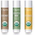 thumbnail image 5 of Cliganic Organic Lip Balm Set - 3 Flavors - Natural Moisturizer, 5 of 8