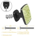 thumbnail image 3 of 4 Pcs Cabinet Handle Drawer Pulls St Knobs with Screws Square Furniture Office Cabinet Knob Decoration, 3 of 7
