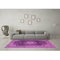 thumbnail image 3 of Ahgly Company Indoor Rectangle Persian Purple Traditional Area Rugs, 5' x 7', 3 of 4