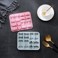 thumbnail image 2 of Molde De Silicona Para Galletas De Chocolate Con 12 Agujeros, Molde De Silicona Para Galletas Resistente Al Calor, Molde Para Hornear De Alta Elasticidad Con Forma De Hueso De Garra De Gato Y Pescado Advancent HA026640-02, 2 of 7