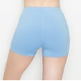 thumbnail image 4 of ALWAYS Women's 1" Waistband Yoga Lounge Shorts Sky Blue 3XL, 4 of 7
