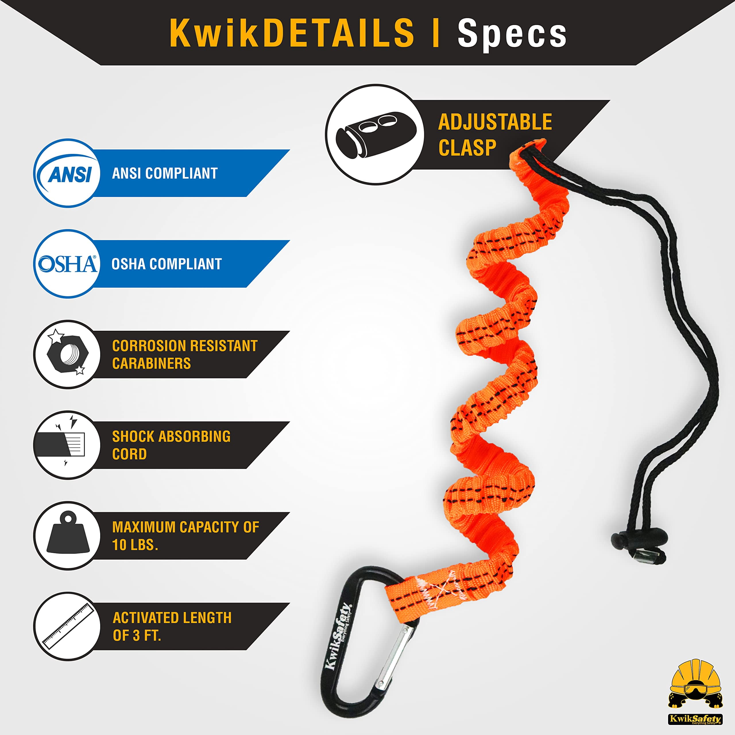 KwikSafety (Charlotte, NC) TURTLE SHELL VEST KIT (10 Vents) Standard Cap ANSI Hard Hat, Safety Glasses, Vests, Tool Lanyard, Sunshade, Sweatband, Earplugs Construction Gear, Type1, Class C, WHITE
