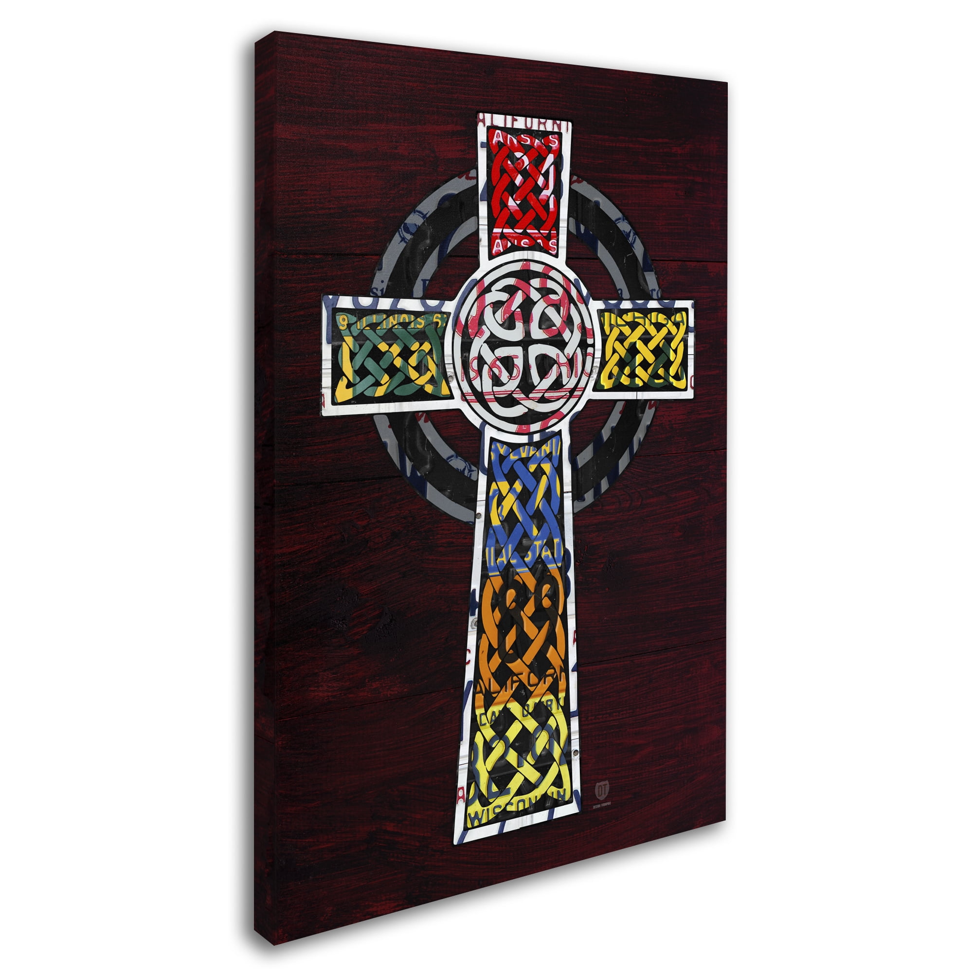 Trademark Fine Art 'Celtic Cross' Canvas Art by Design Turnpike