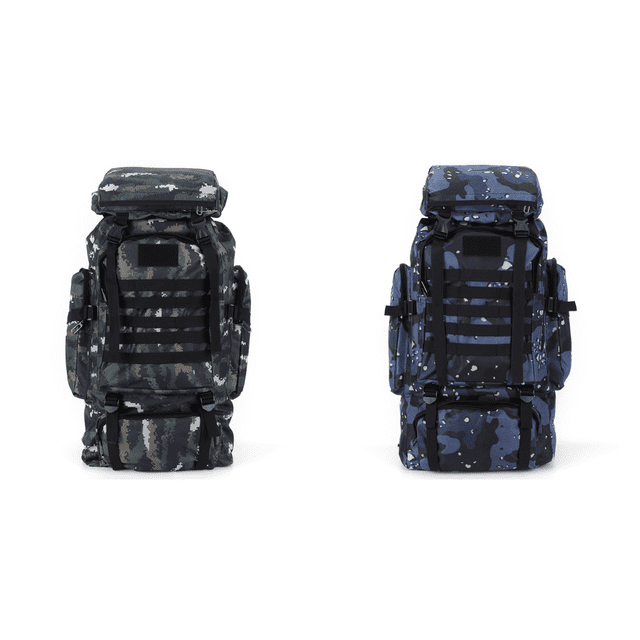Mochila Montañismo Impermeable Gran Capacidad Con 80 Litros (camuflaje)
