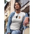 thumbnail image 2 of Cute Bears With Paw Up, Cartoon T-Shirt Women -Image by Shutterstock, Female x-Large, 2 of 4