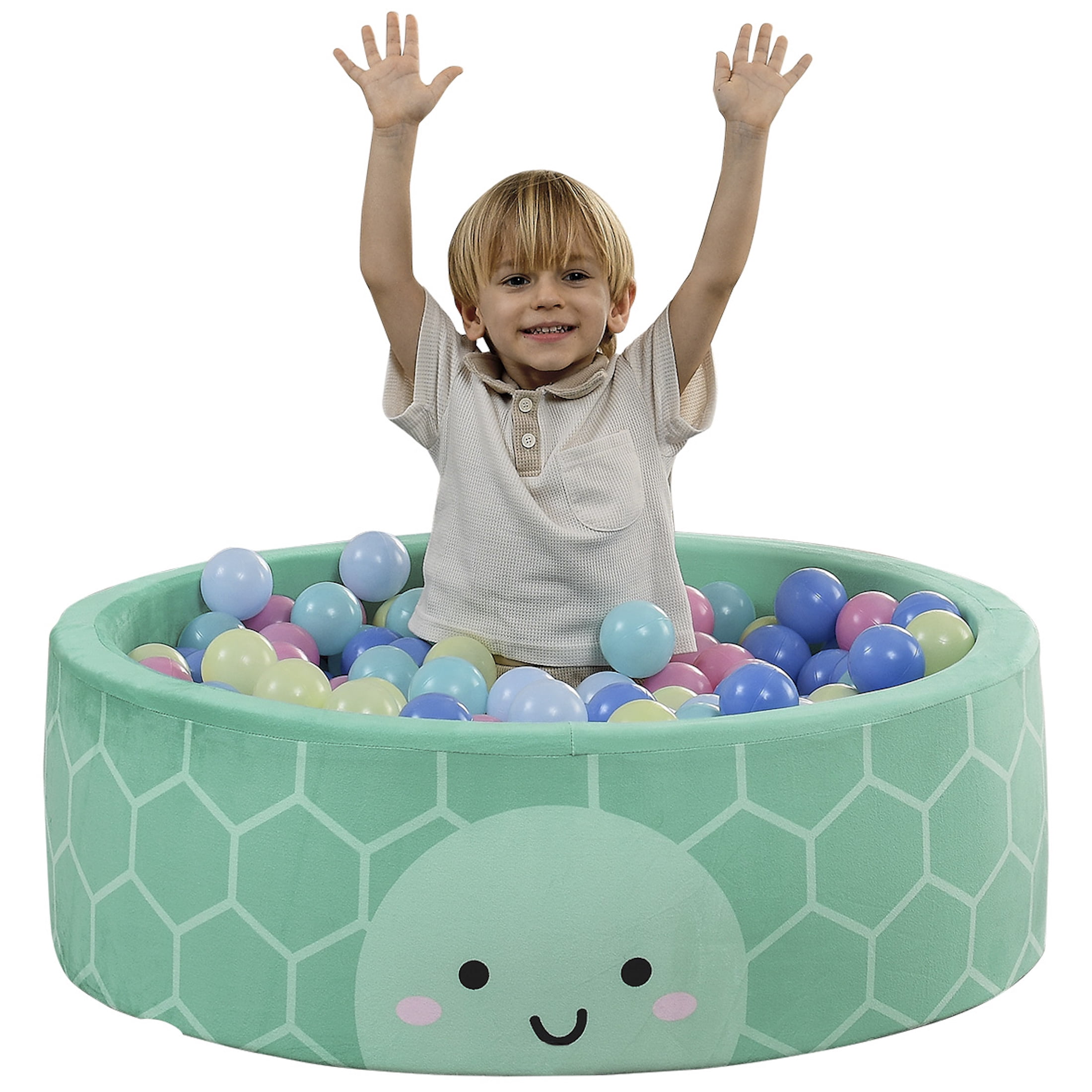 Delta Children Turtle Soft Ball Pit with 50 Play Balls