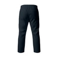 thumbnail image 5 of UAMVSH Men's Linen Capri Pants Casual Elastic Waist Drawstring Beach Shorts Summer Hawaiian Below Knee Long Shorts with Pockets, 5 of 6