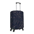 thumbnail image 3 of Bingfone Copper-Gold Gloss Outline Navy Dark Blue Luggage Cover Washable Suitcase Cover Protector Anti-Scratch Suitcase Cover Fits 18-32 Inch Luggage (without luggage), 3 of 9