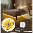 thumbnail image 1 of Motion Sensor Light Indoor LED Wardrobe Light Motion Sensor Led Strip Light, Plug-in USB Warm White, 1 of 5