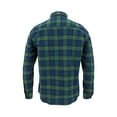 thumbnail image 2 of The American Outdoorsman Men's Long Sleeve Heavyweight Plaid Flannel Button Down Shirt, Perfect For The Fall Winter Cold (Blackwatch, Large), 2 of 5