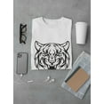 thumbnail image 3 of Sketch Of A Tiger Head Tee Men's -Image by Shutterstock, 3 of 4