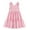 Pink, variant on Dresses for Girls Toddler Elastic Waist Loose Dress Summer Tiered Flowy Midi Dress Toddler Girl Dress
