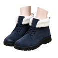 thumbnail image 4 of Noothes Warm Winter Boots for Women, Fleece Lined High Top Ankle Booties Non Slip Platform Snow Boots for Ladies Cold Weather Comfortable Outdoor, 4 of 8