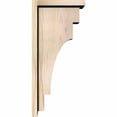 thumbnail image 3 of 7 1/2"W x 10"D x 22"H Mediterranean Smooth Corbel w/Backplate, Douglas Fir, 3 of 9