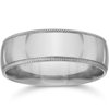 Pompeii 6mm Wide Milgrain Edge Wedding Band 950 Platinum (,)