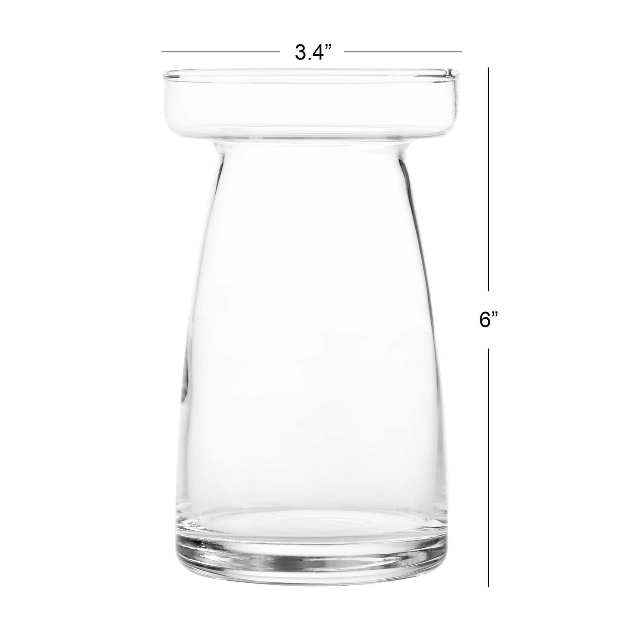 Mainstays Clear Glass Pillar Vase