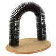 thumbnail image 7 of PETMAKER Cat Self-Groomer - Bristle Ring Brush Cat Arch with Carpeted Base, 7 of 7