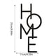 thumbnail image 3 of HOME Vertical Wooden Signage Wall Decoration Wooden Crafts Art Letters Home Wall Decoration, 3 of 8