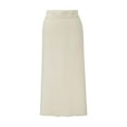 thumbnail image 4 of Sngxgn Skirts for Women Pleated Skirts with High Waisted(Beige,XXL), 4 of 4