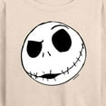 thumbnail image 3 of The Nightmare Before Christmas - Jack Face - Women's Lightweight French Terry Long Sleeve Shirt, 3 of 5