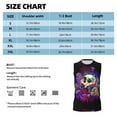 thumbnail image 6 of Kdxio Mushrooms and Skull for Men's Muscle T-shirt,Sleeveless for Workout Running Athletic Gym Lounge Casual, 6 of 7