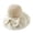 Beige, variant on QASIEATN Womens Cozy Bucket Hats Women's Wide Brim Sun Hat with Bowknot Brim Foldable Travel Hat Adjustable Summer Fall Fashion Accessories