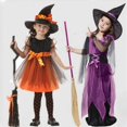 thumbnail image 2 of Disfraces de brujas para juegos de rol para niños Disfraces de Halloween para niñas Disfraces de cosplay Disfraces de actuación para niños, 2 of 5