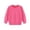 Hot Pink, variant on FAIWAD Kids Cotton Sweatshirt Boy Girl Basic Plain Sweatshirt Thin Long Sleeve Crewneck Pullover Tops