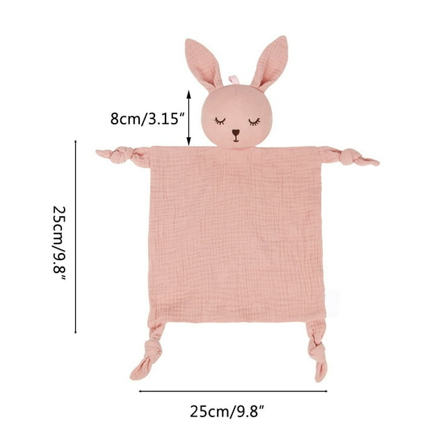 Manta cómoda para bebé, manta de seguridad con diseño de conejito, regalo suave para bebé, niño, niña, recién nacido