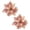 Hot Pink*2, variant on Christmas Poinsettia Flower Ornament, Artificial Gold Glitter Velvet Christmas Flowers, 3-Layer Sparkling Floral Decoration for Christmas Tree Wreath Garland Holiday Home Party Decor