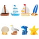 thumbnail image 1 of KAKOWELY 8 piezas de adornos de estilo mediterráneo, adorno náutico decorativo, accesorio de micropaisaje, 1 of 5