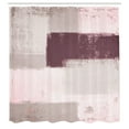 thumbnail image 2 of Ambesonne Abstract Shower Curtain, Grunge Design Art Abstract, 69"Wx75"L, Dried Rose, 2 of 4