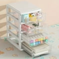 thumbnail image 2 of 1pc Desktop Storage Box, Drawer Type Storage Cabinet, Crafts Storage Box And Organizer, 2 of 5