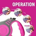 thumbnail image 3 of LIEVUIKEN Retractable Dog Leash Automatic Telescopic Tractor Dog Tape, Pet Tape 10/16 FT Durable and Convenient, with Non-Slip Handle, Suitable for Sm_Gift Of G, 3 of 4