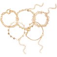 thumbnail image 4 of 5 pulseras en capas ajustables y apilables para la muñeca, 4 of 7